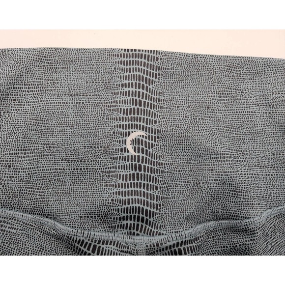 Zyia Active Blue Snakeskin Hi-rise Comfort Yoga Leggings Size 4 - Picture 7 of 8